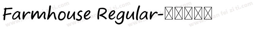 Farmhouse Regular字体转换